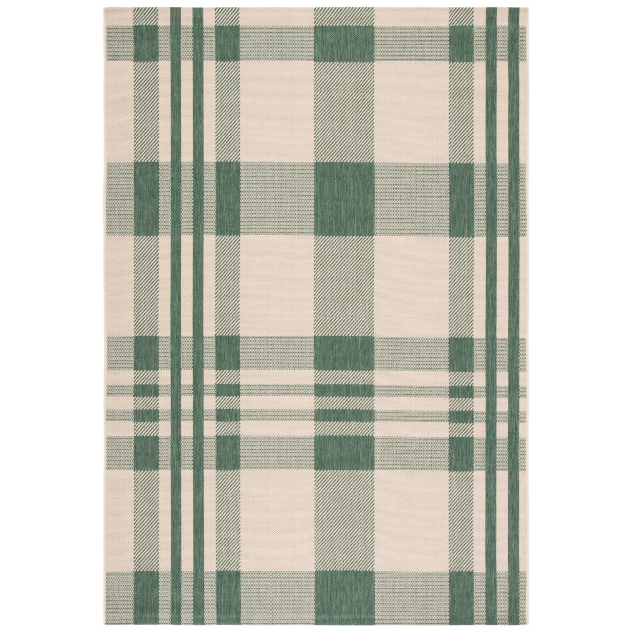 Safavieh Indoor Outdoor Cy6201-322 Courtyard Green / Beige Rug Area Rug